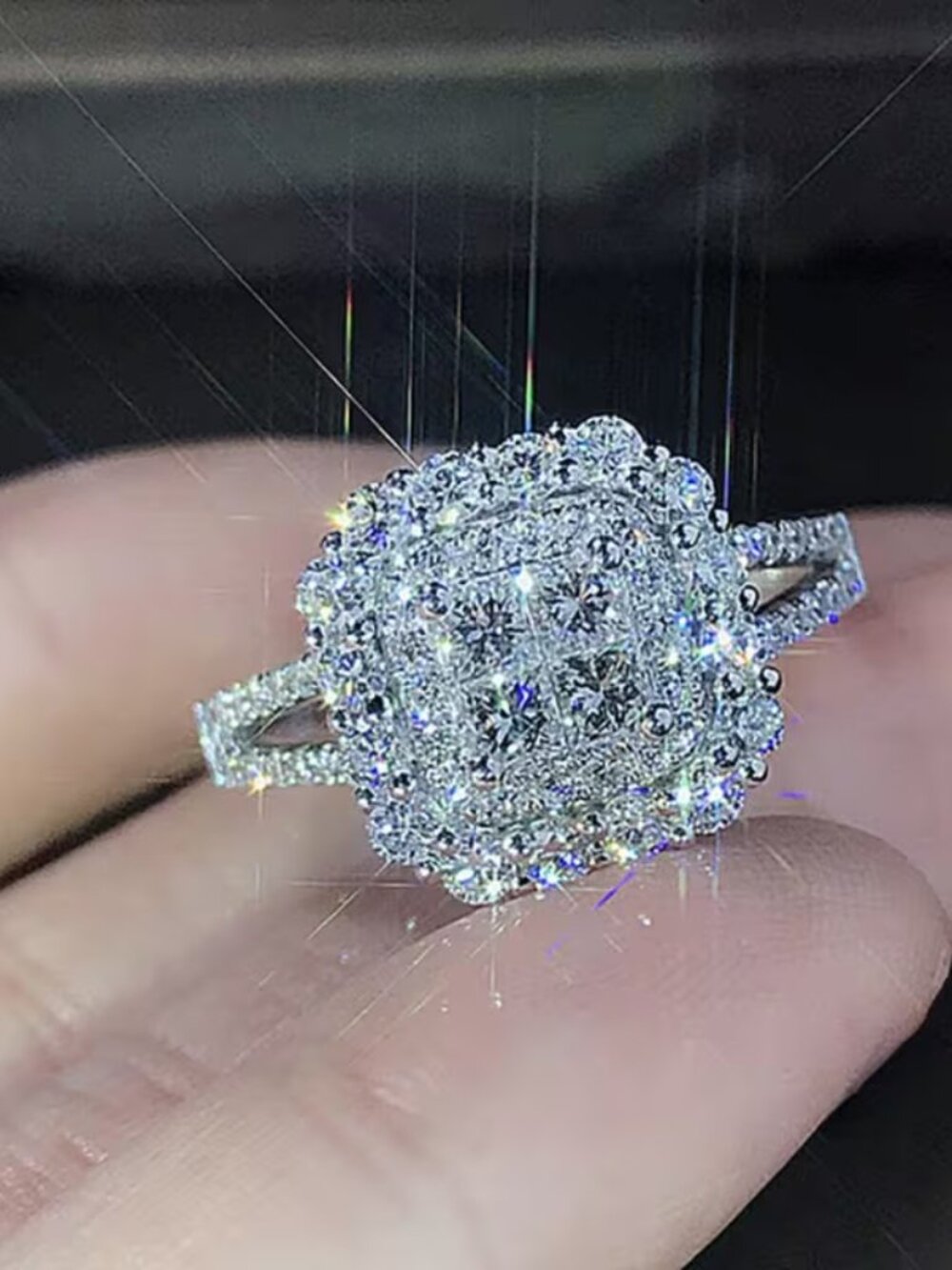 Cubic Synthetic Zirconia Ring